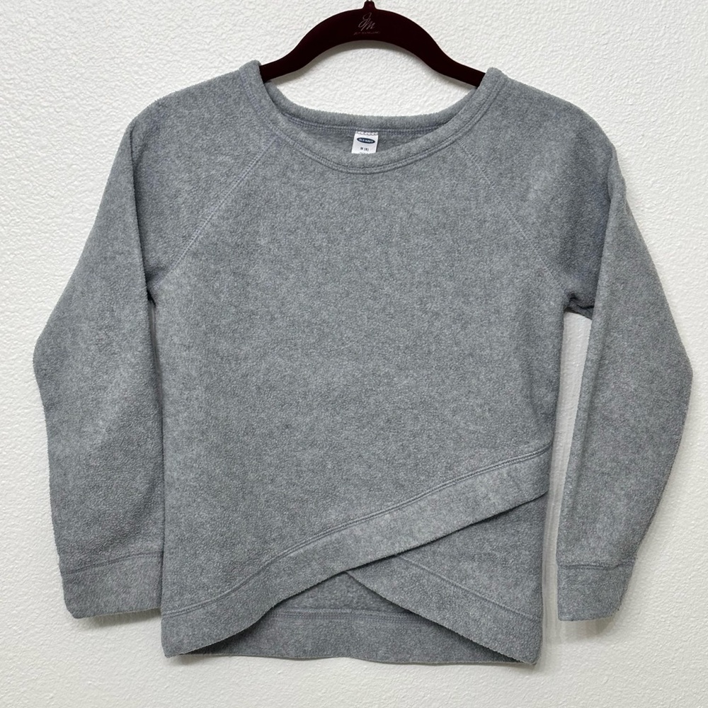 Old Navy Grey Sweatshirt Girls Sz 8